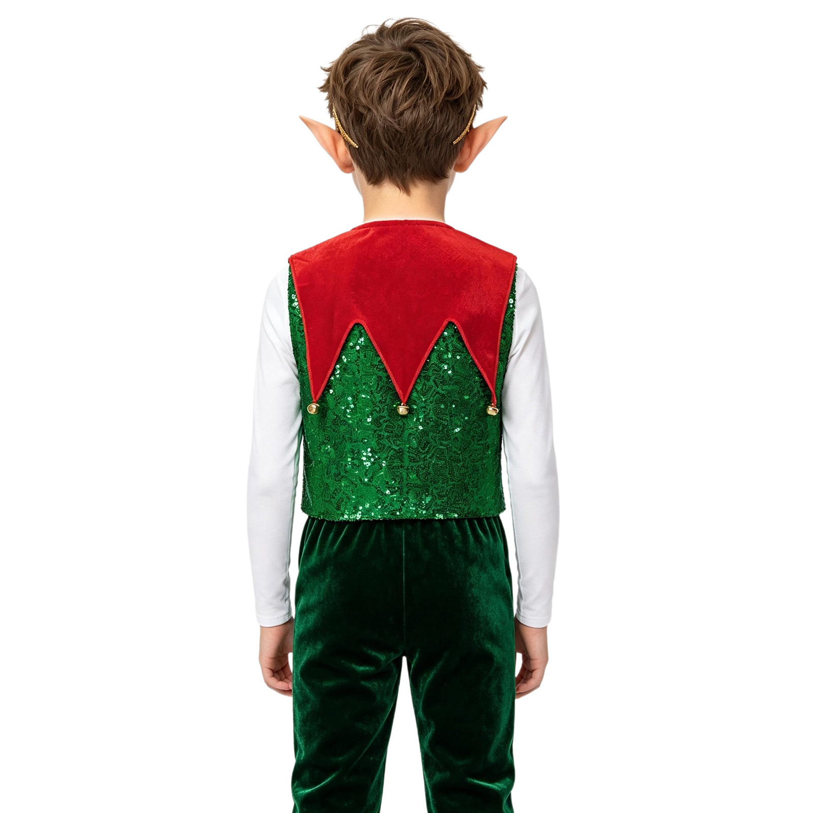 Unisex Kids Christmas Elf Wais - Elf Costume Christmas recension och pris