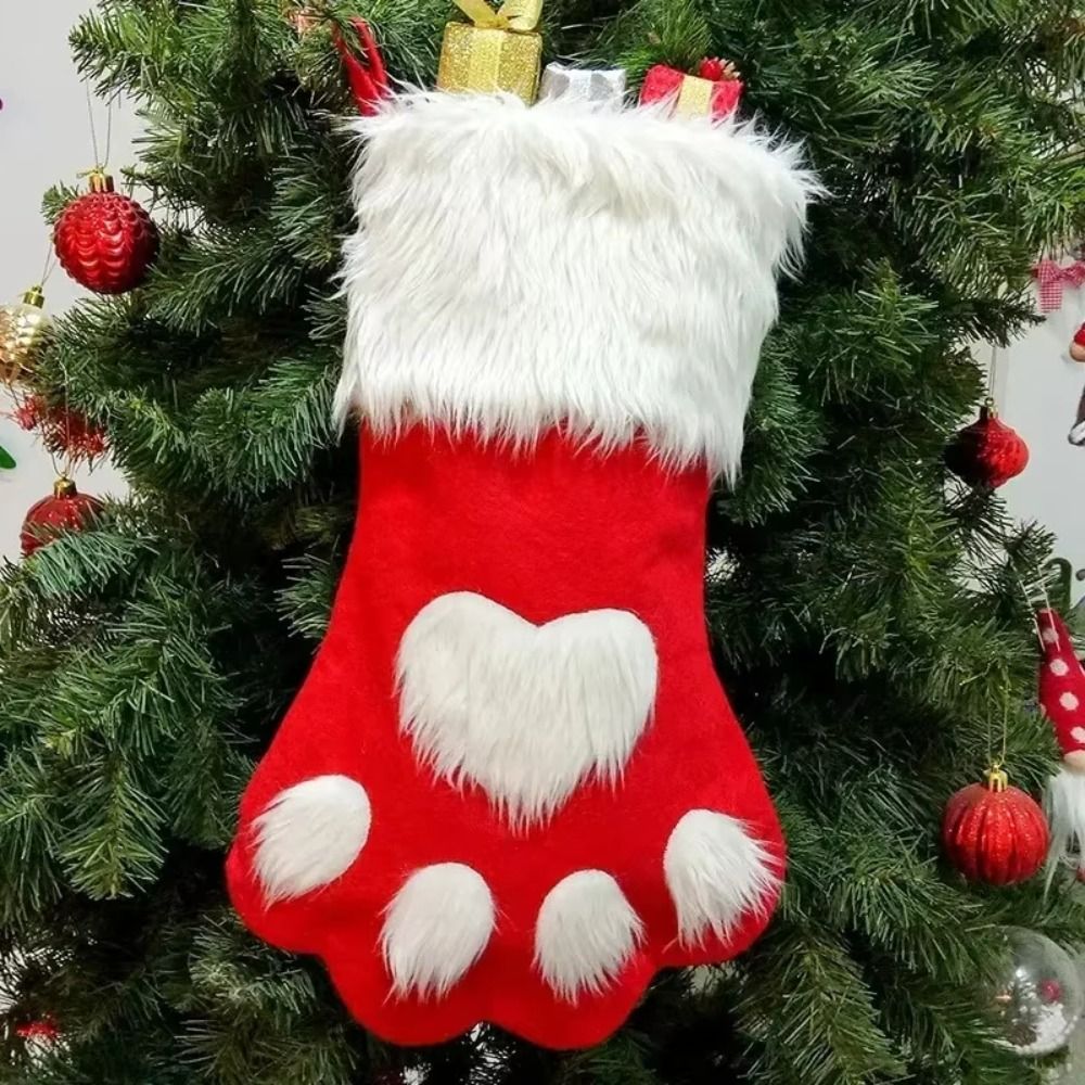 1/3/5/10PCS Cute Large Capacit - Christmas Stocking Hanging recension och pris