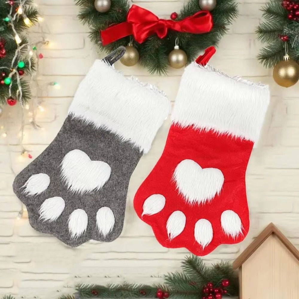 1/3/5/10PCS Cute Large Capacit - Christmas Stocking Hanging recension och pris