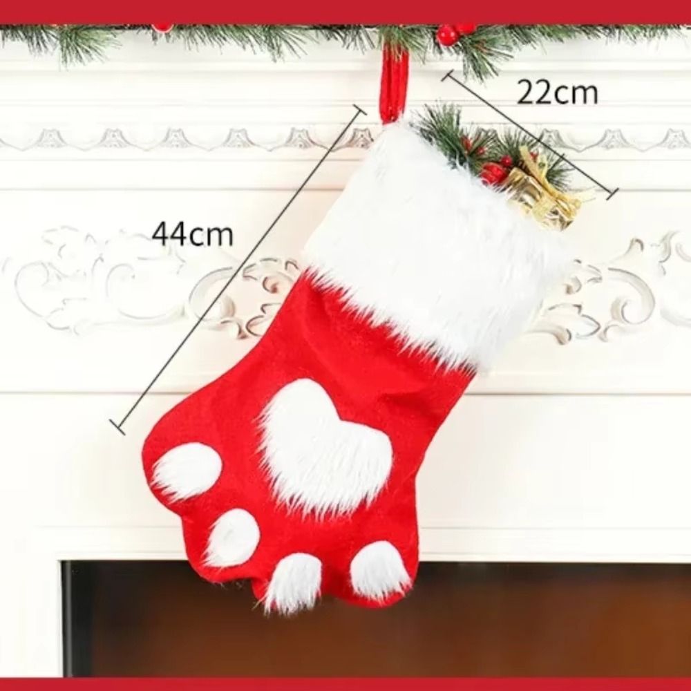 1/3/5/10PCS Cute Large Capacit - Christmas Stocking Hanging recension och pris