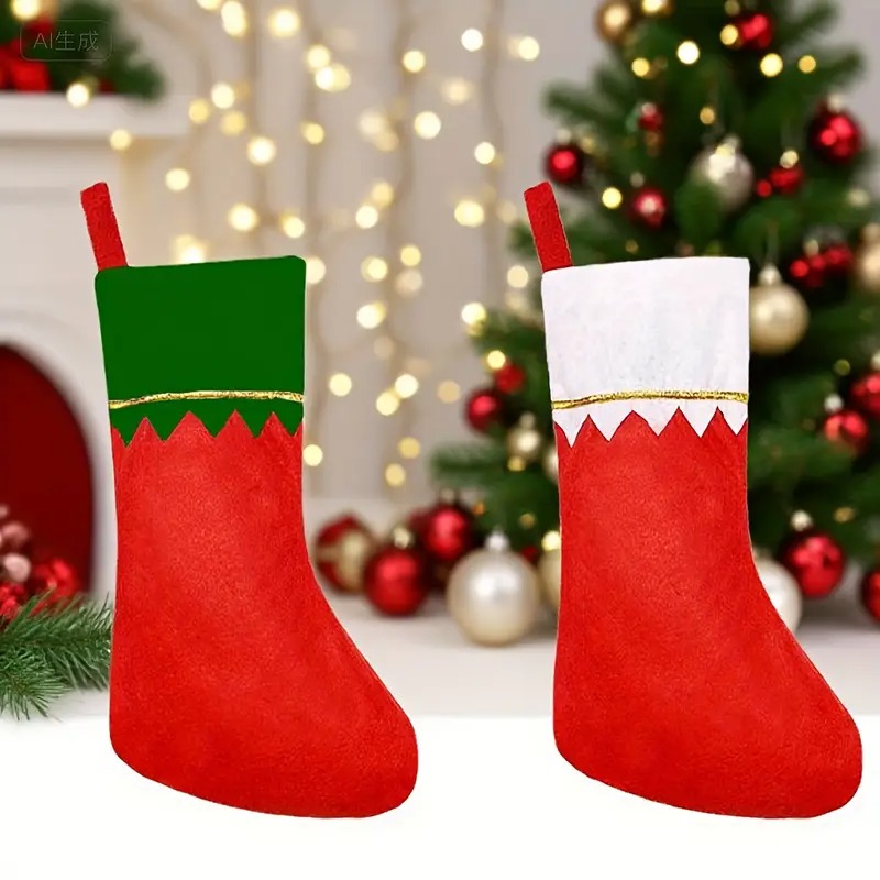 Holiday Christmas Stocking Fir - Christmas Stocking Hanging recension och pris