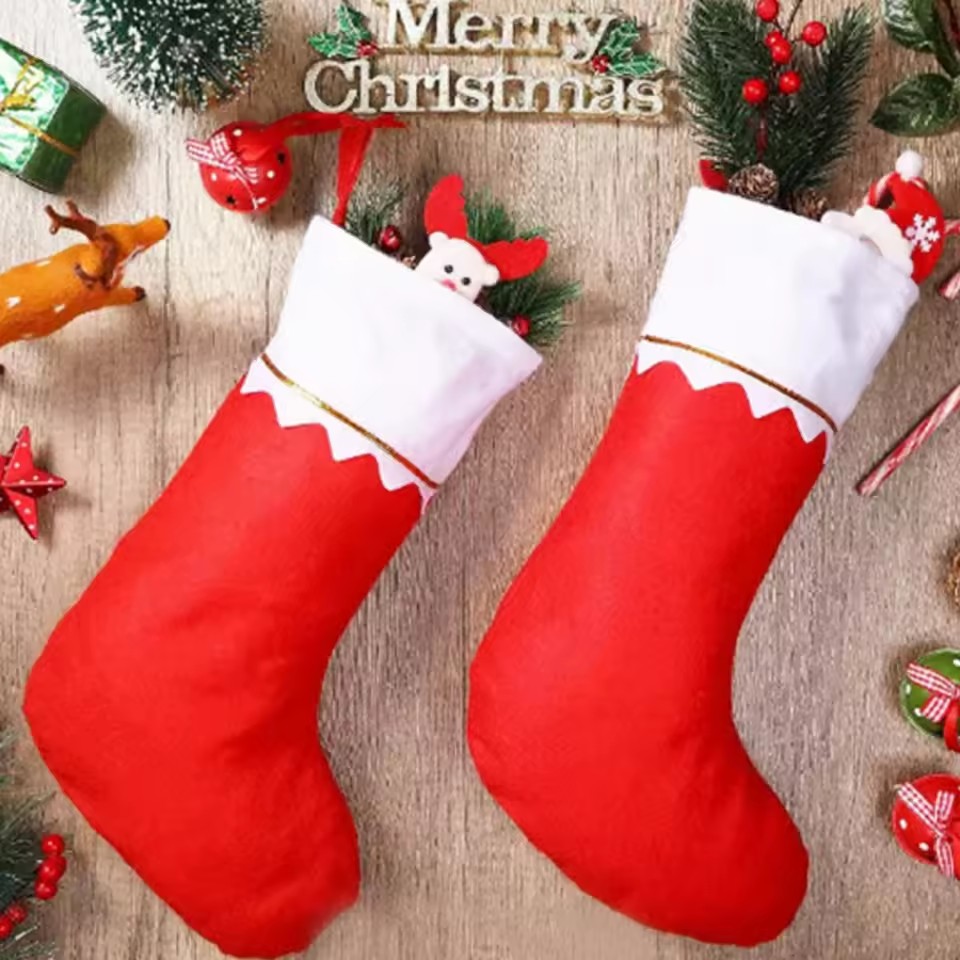 1/3/6pcs Christmas Stockings,  - Christmas Stocking Hanging recension och pris