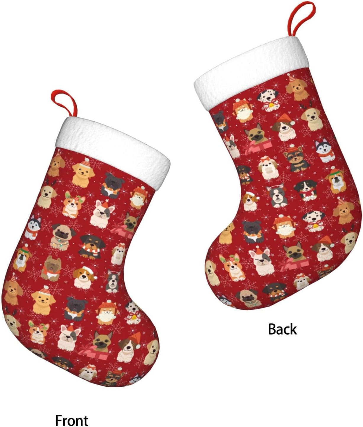 Cute Christmas Dogs Christmas  - Christmas Stocking Hanging recension och pris