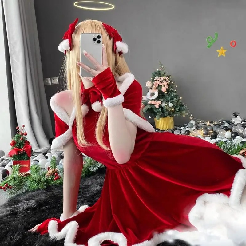 Christmas Cosplay Costume Dres - Elf Costume Christmas recension och pris