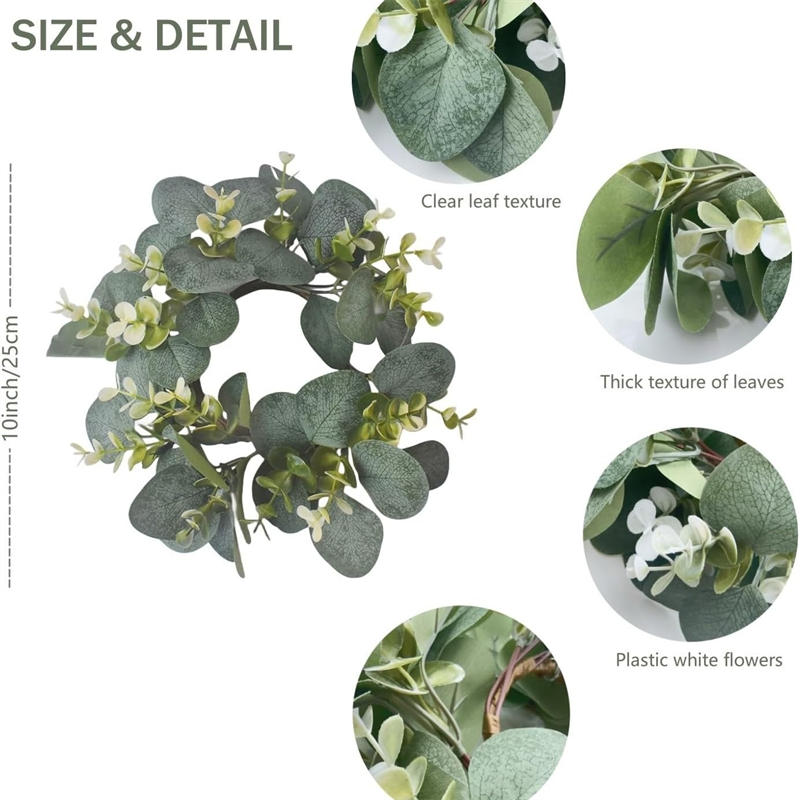 Eucalyptus Wreath Christmas Ca - Christmas Wreath Fake recension och pris