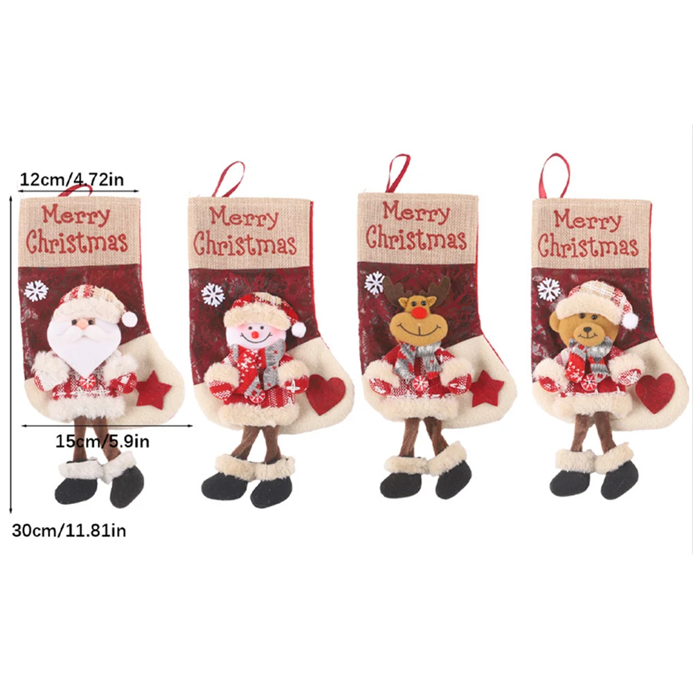 Large Santa Christmas Stocking - Christmas Stocking Hanging recension och pris