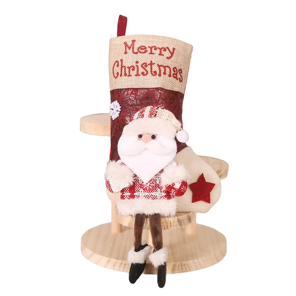 Large Santa Christmas Stocking - Christmas Stocking Hanging recension och pris