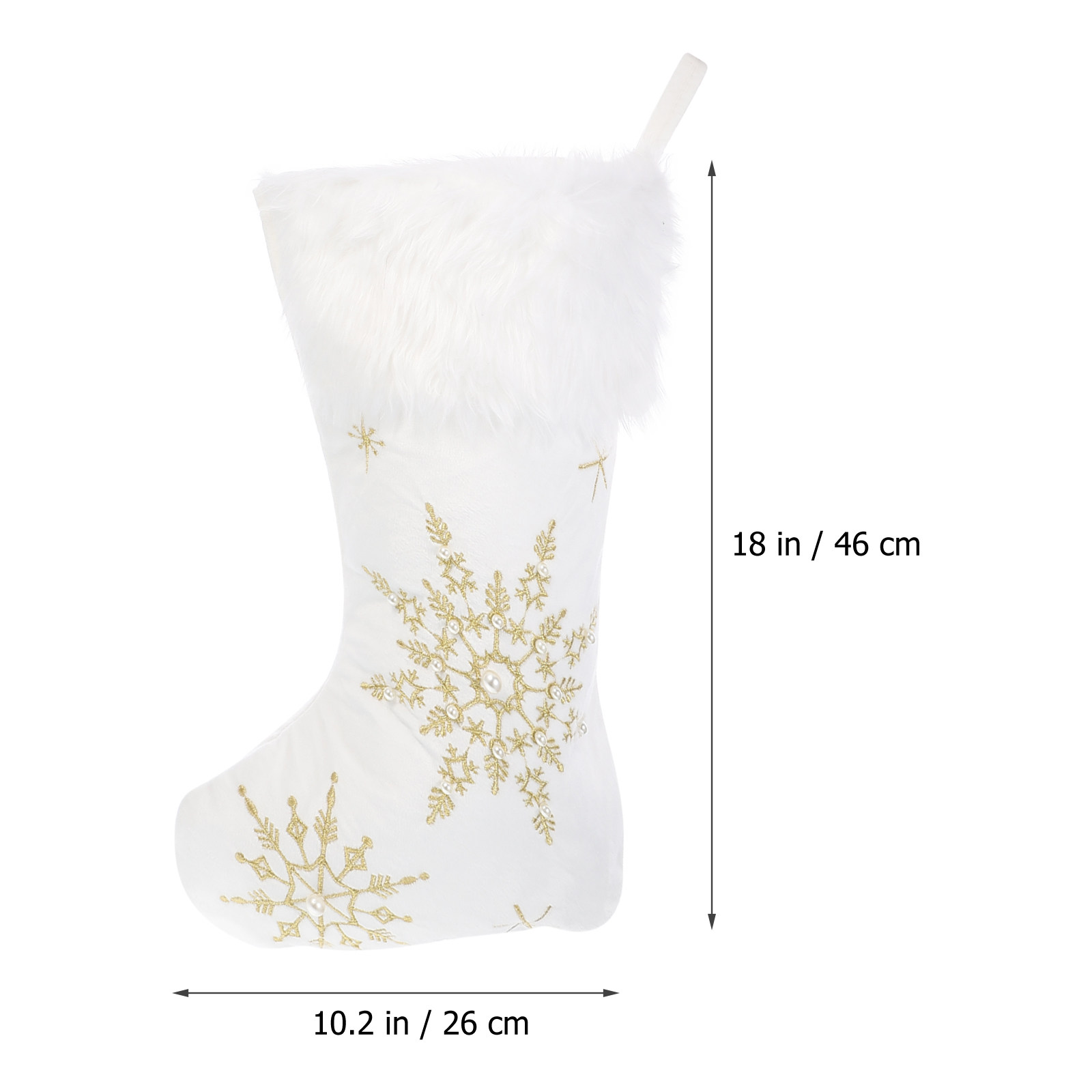 1Pcs Xmas Sock Decor Hanging P - Christmas Stocking Hanging recension och pris