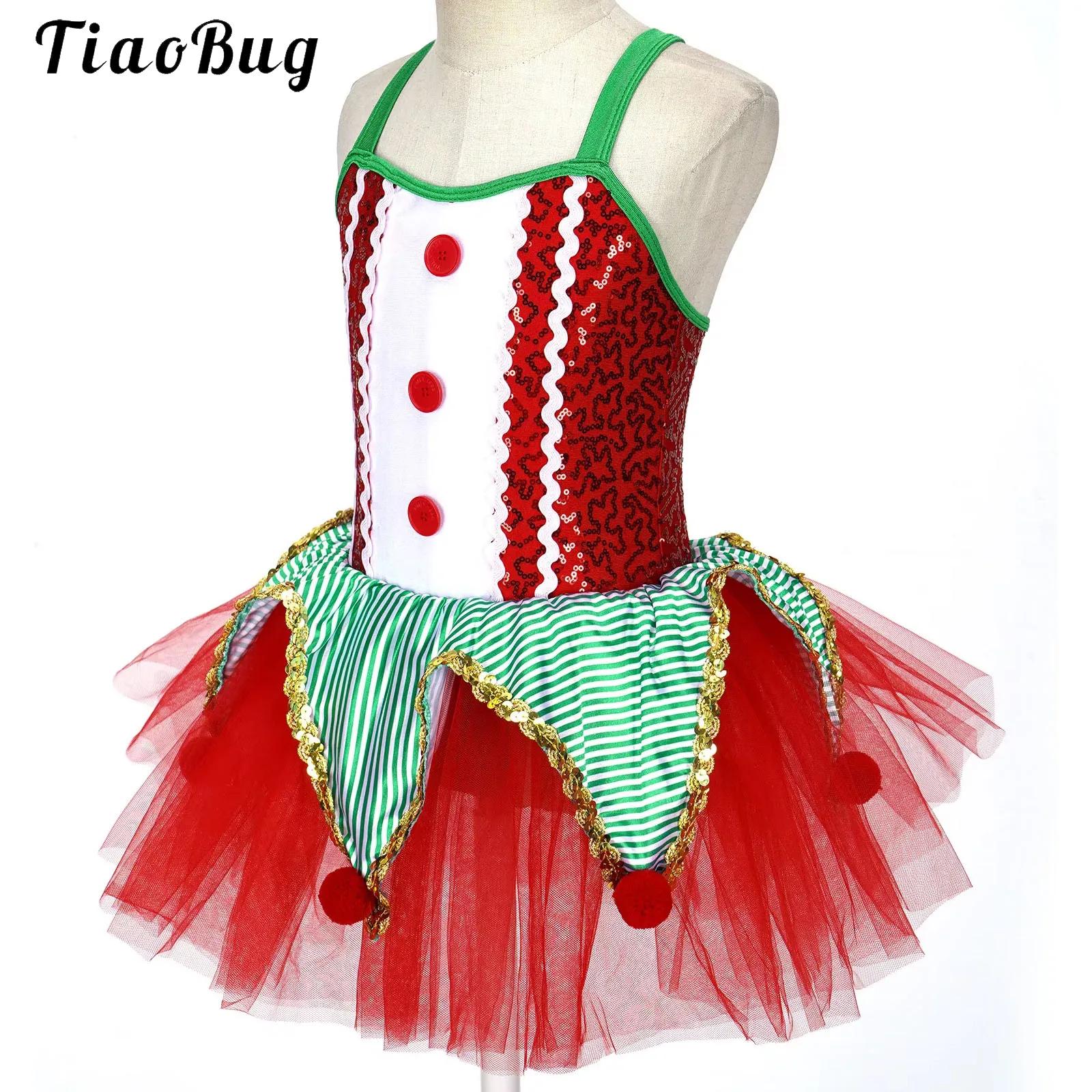 Kids Girls Sleeveless Sequins  - Elf Costume Christmas recension och pris