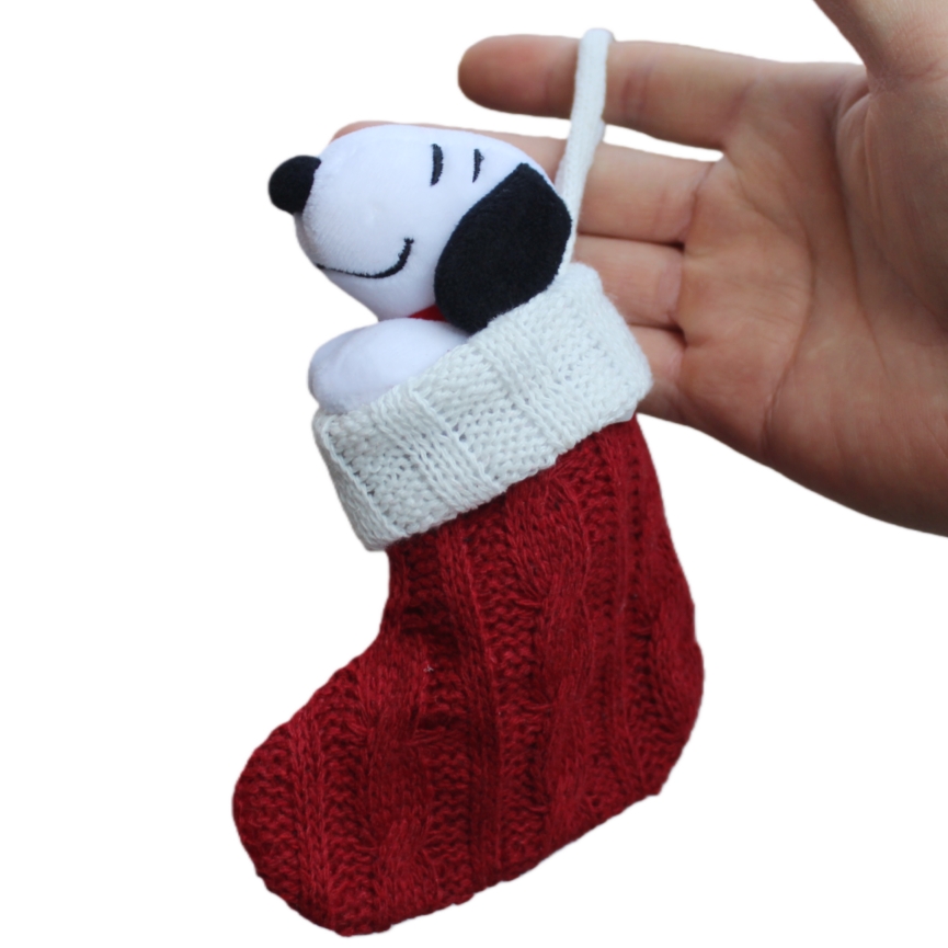 6piece 15CM Peanuts Christmas  - Christmas Stocking Hanging recension och pris