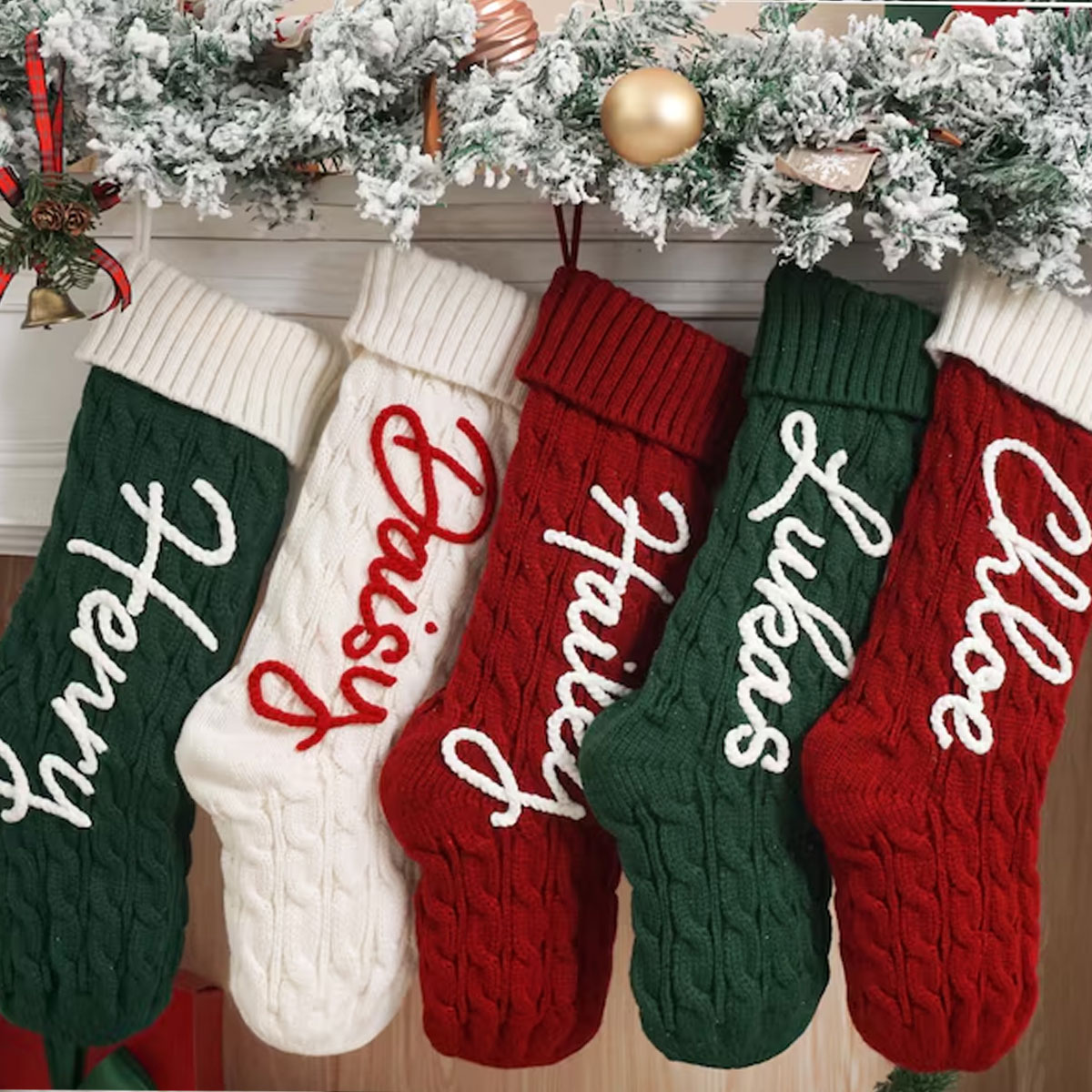 1PC Christmas Decorative Stock - Christmas Stocking Hanging recension och pris